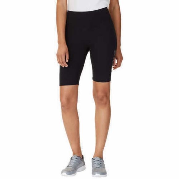 Fila Ladies’ Logo Bike Short 2-pack, Black - Picture 3 of 5